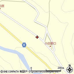 兵庫県神崎郡神河町南小田733周辺の地図