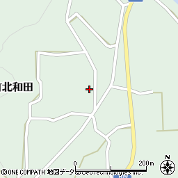 兵庫県丹波市山南町北和田182周辺の地図
