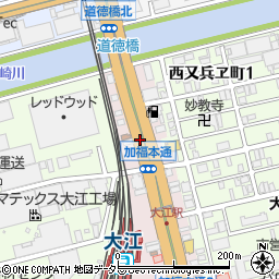 愛知県名古屋市南区加福本通1丁目周辺の地図