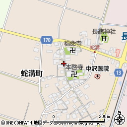 滋賀県東近江市蛇溝町555周辺の地図
