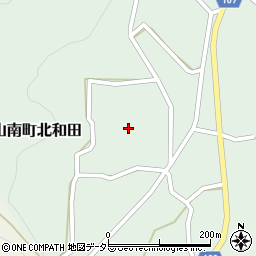 兵庫県丹波市山南町北和田151周辺の地図