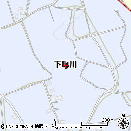 岡山県勝田郡勝央町下町川周辺の地図