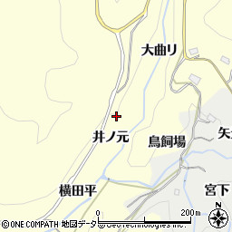 愛知県豊田市国谷町井ノ元周辺の地図