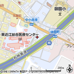 滋賀県東近江市五智町315周辺の地図