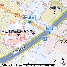 株式会社尾賀亀　ＥＮＥＯＳＥｎｅＪｅｔ八日市サービスステーション周辺の地図