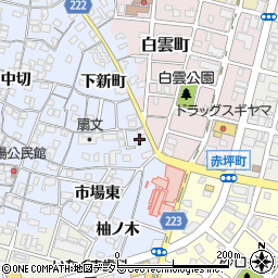 愛知県名古屋市南区笠寺町下新町6周辺の地図