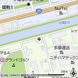 名古屋港木材倉庫周辺の地図