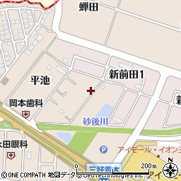 愛知県みよし市三好町平池62周辺の地図