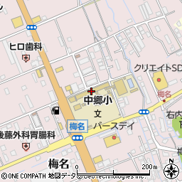 三島市立中郷小学校周辺の地図