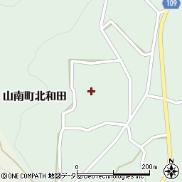 兵庫県丹波市山南町北和田150周辺の地図