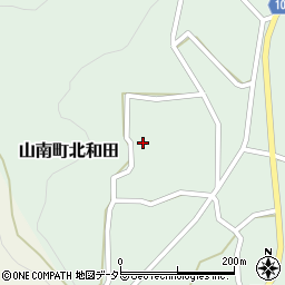 兵庫県丹波市山南町北和田149周辺の地図