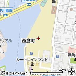 愛知県名古屋市港区西倉町1周辺の地図