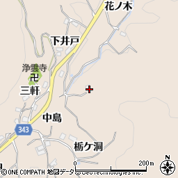 愛知県豊田市霧山町深田周辺の地図