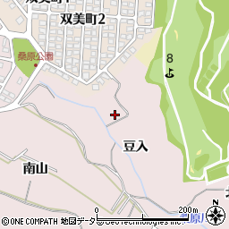 愛知県豊田市市木町豆入周辺の地図