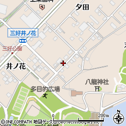 愛知県みよし市三好町井ノ花23周辺の地図