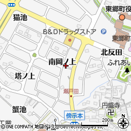 愛知県愛知郡東郷町春木南岡ノ上周辺の地図