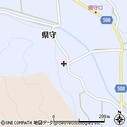 兵庫県丹波篠山市県守1016周辺の地図