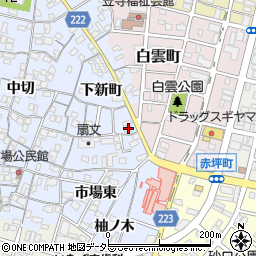 愛知県名古屋市南区笠寺町下新町21周辺の地図