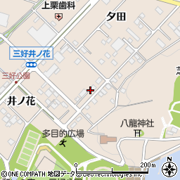 愛知県みよし市三好町井ノ花2周辺の地図