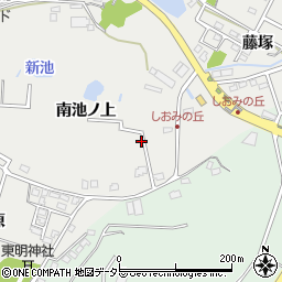 愛知県みよし市莇生町南池ノ上258周辺の地図