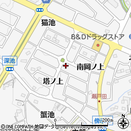 愛知県愛知郡東郷町春木塔ノ上周辺の地図