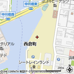 愛知県名古屋市港区西倉町1-30周辺の地図