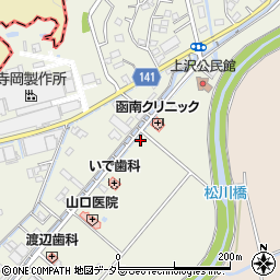 静岡県田方郡函南町上沢21-1周辺の地図
