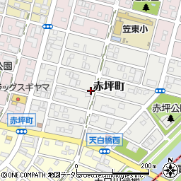 愛知県名古屋市南区赤坪町周辺の地図