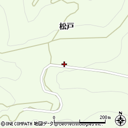愛知県北設楽郡設楽町松戸向畑周辺の地図