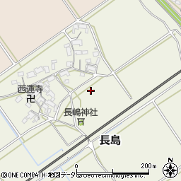 〒520-2311 滋賀県野洲市長島の地図