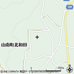 兵庫県丹波市山南町北和田162周辺の地図