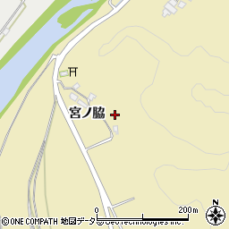 京都府南丹市八木町山室宮ノ脇周辺の地図