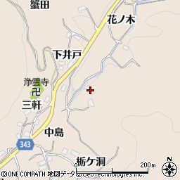 愛知県豊田市霧山町深田34周辺の地図