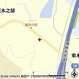 兵庫県丹波篠山市東木之部360-1周辺の地図