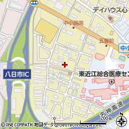 滋賀県東近江市中小路町646周辺の地図