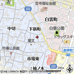愛知県名古屋市南区笠寺町下新町14周辺の地図