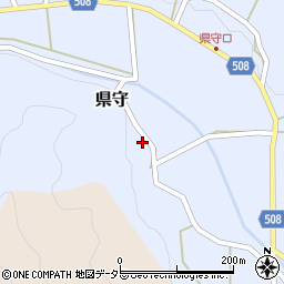 兵庫県丹波篠山市県守1010周辺の地図