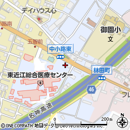 滋賀県東近江市五智町252周辺の地図