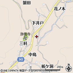 愛知県豊田市霧山町深田26周辺の地図