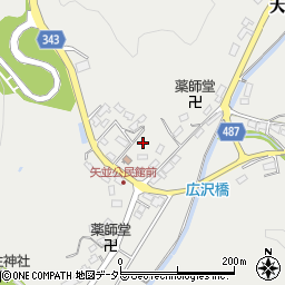 愛知県豊田市矢並町広畑周辺の地図