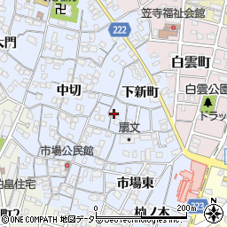 愛知県名古屋市南区笠寺町周辺の地図