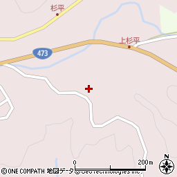 愛知県北設楽郡設楽町田口折地周辺の地図