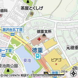 名古屋市緑区徳重支所周辺の地図