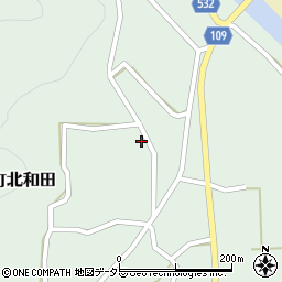 兵庫県丹波市山南町北和田169周辺の地図