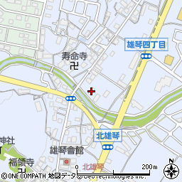 比叡アパート周辺の地図