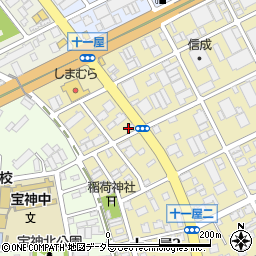 ラーメン福 十一屋店周辺の地図