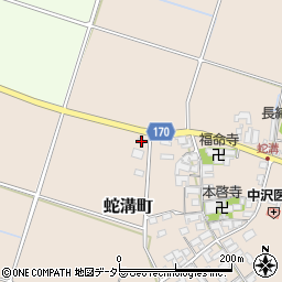 滋賀県東近江市蛇溝町2076-3周辺の地図