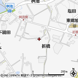 愛知県東郷町（愛知郡）春木（折橋）周辺の地図