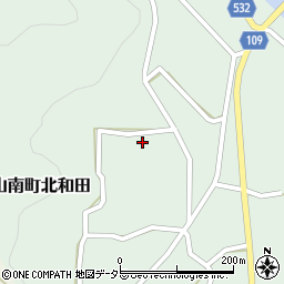 兵庫県丹波市山南町北和田166周辺の地図