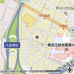 滋賀県東近江市中小路町660周辺の地図